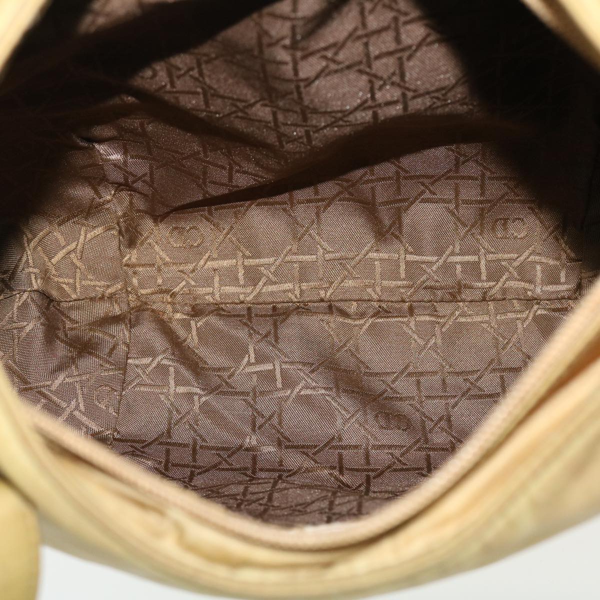 CHRISTIAN DIOR Shoulder Bag Nylon Khaki  bs5617