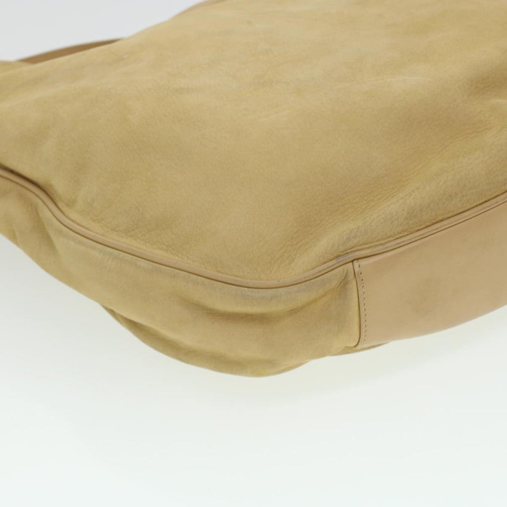GUCCI Shoulder Bag Leather Beige  bs5660