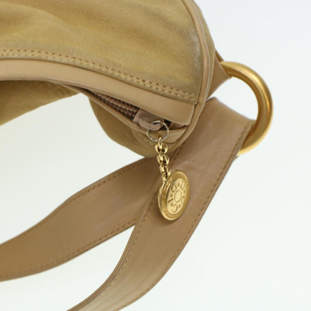GUCCI Shoulder Bag Leather Beige  bs5660