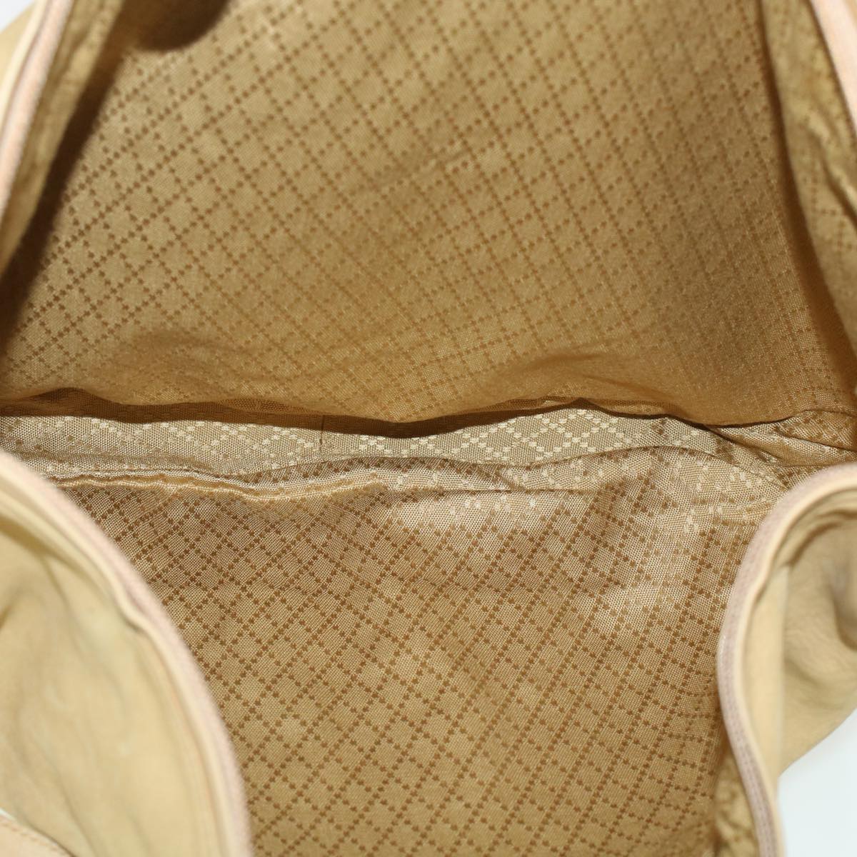 GUCCI Shoulder Bag Leather Beige  bs5660