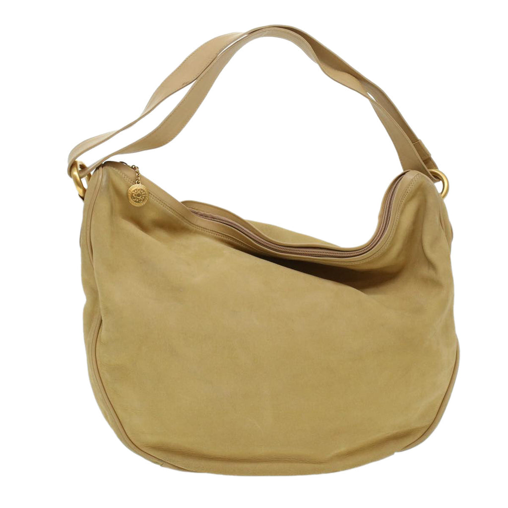 GUCCI Shoulder Bag Leather Beige  bs5660