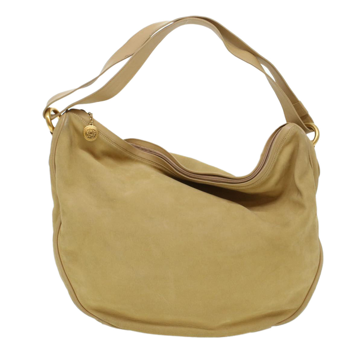GUCCI Shoulder Bag Leather Beige  bs5660