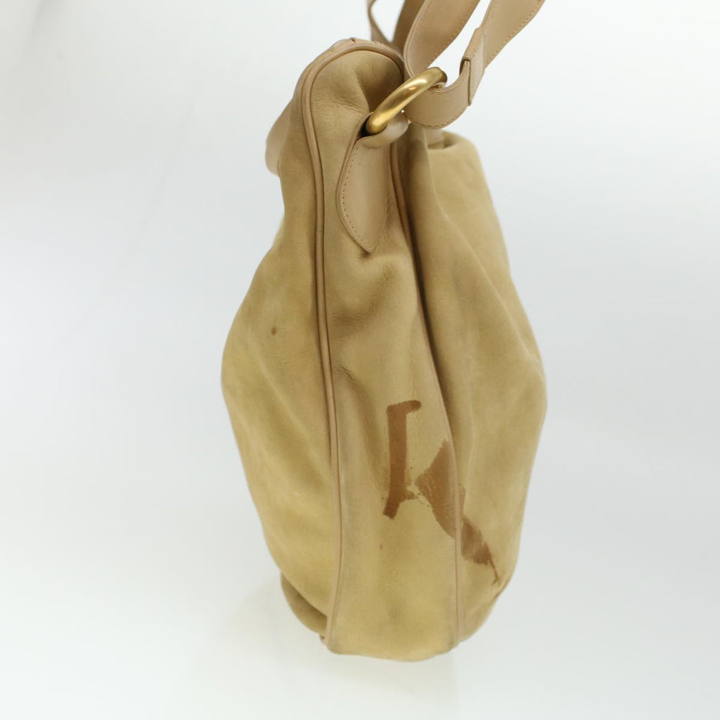 GUCCI Shoulder Bag Leather Beige  bs5660