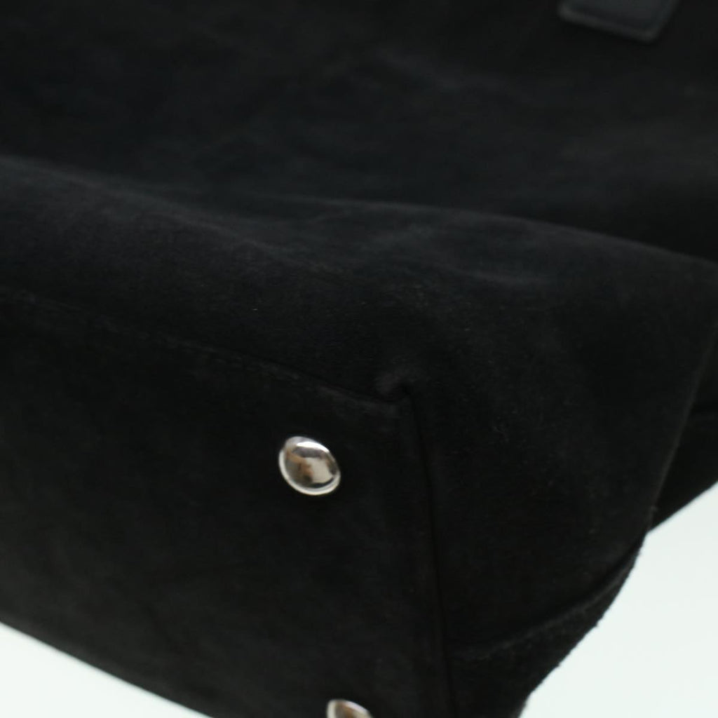GUCCI Hand Bag Suede Black  bs5946