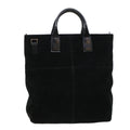 GUCCI Hand Bag Suede Black  bs5946