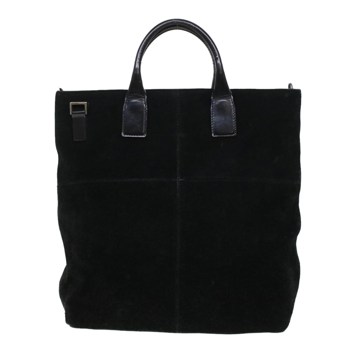 GUCCI Hand Bag Suede Black  bs5946