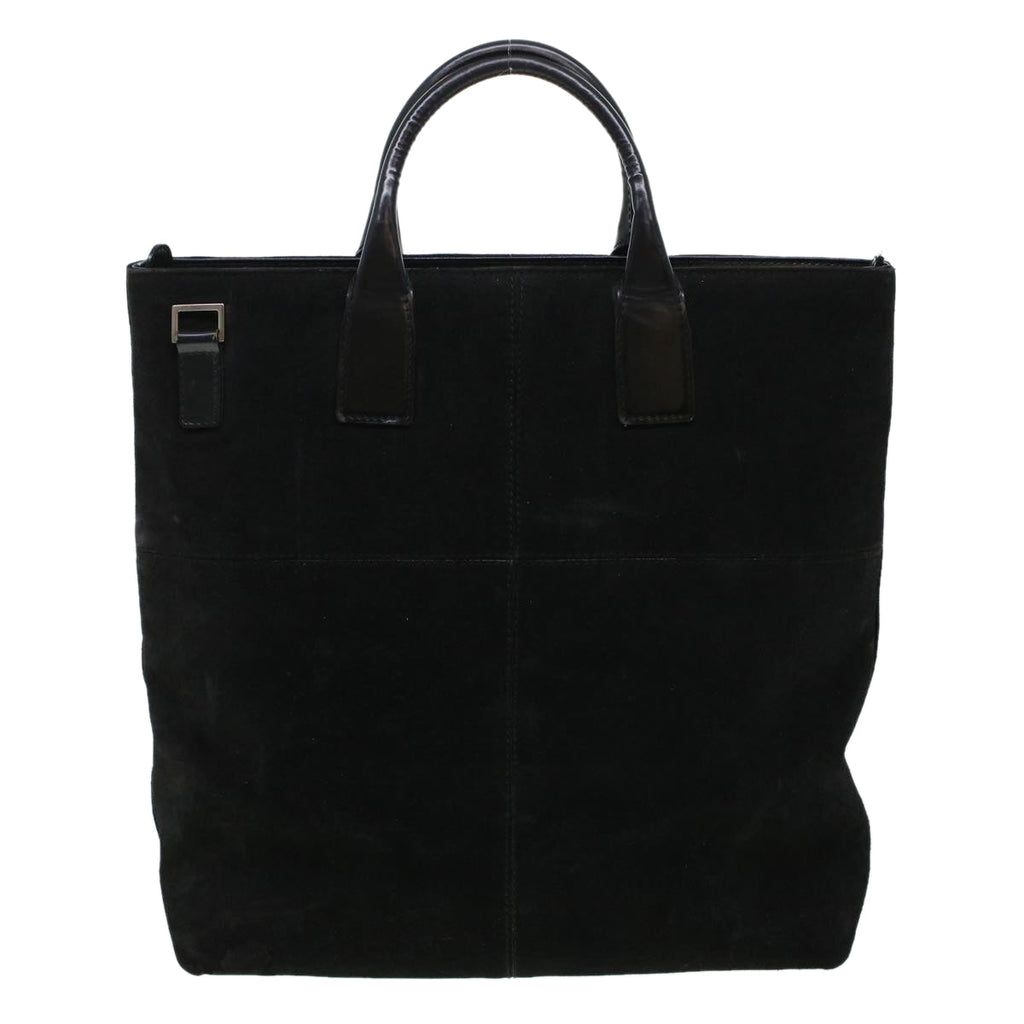 GUCCI Hand Bag Suede Black  bs5946