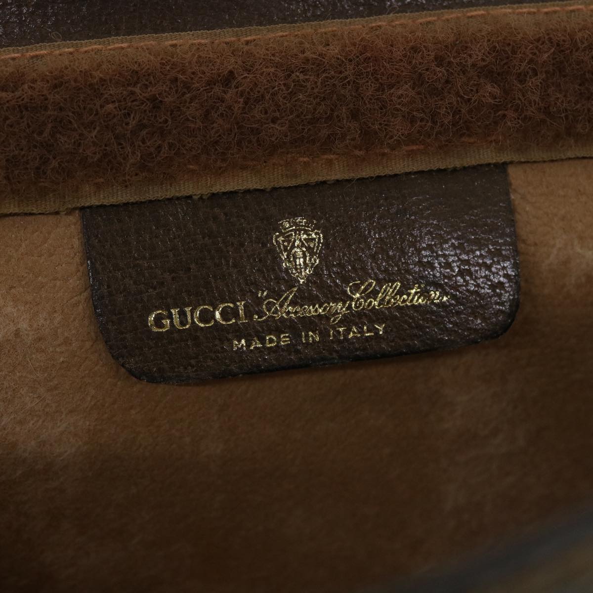 GUCCI GG Canvas Web Sherry Line Clutch Bag Beige Red Green 89.01.001  bs5999