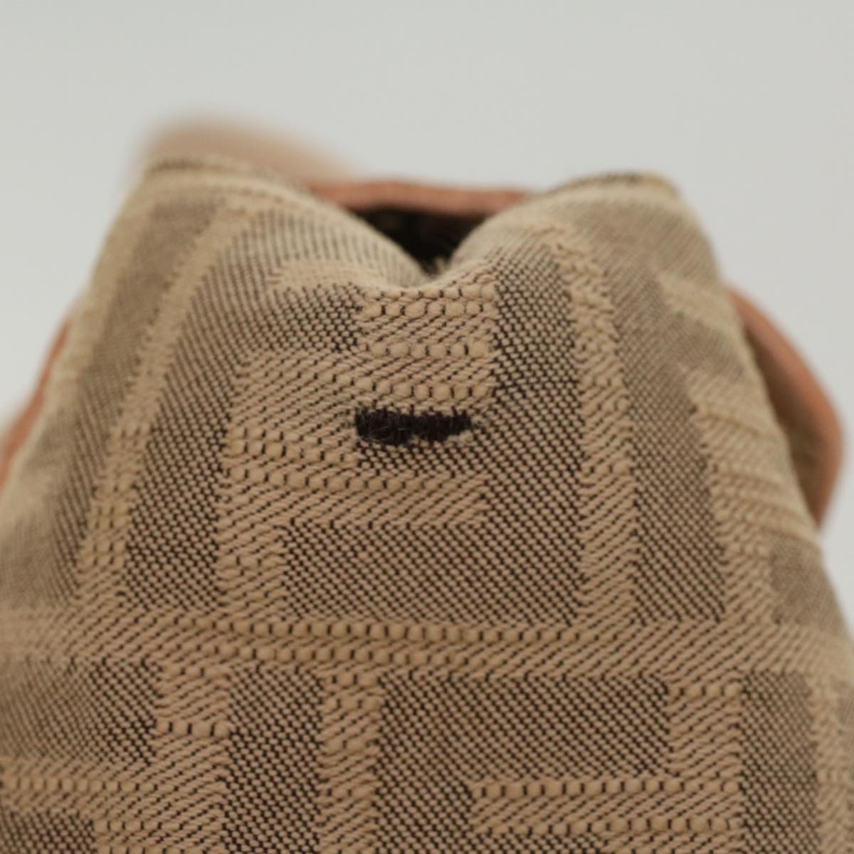 FENDI Zucca Canvas Linda Hand Bag Beige Pink  bs6036