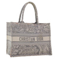 CHRISTIAN DIOR Book Tote Bag Canvas Gray M1286ZTDT_M932  bs6141