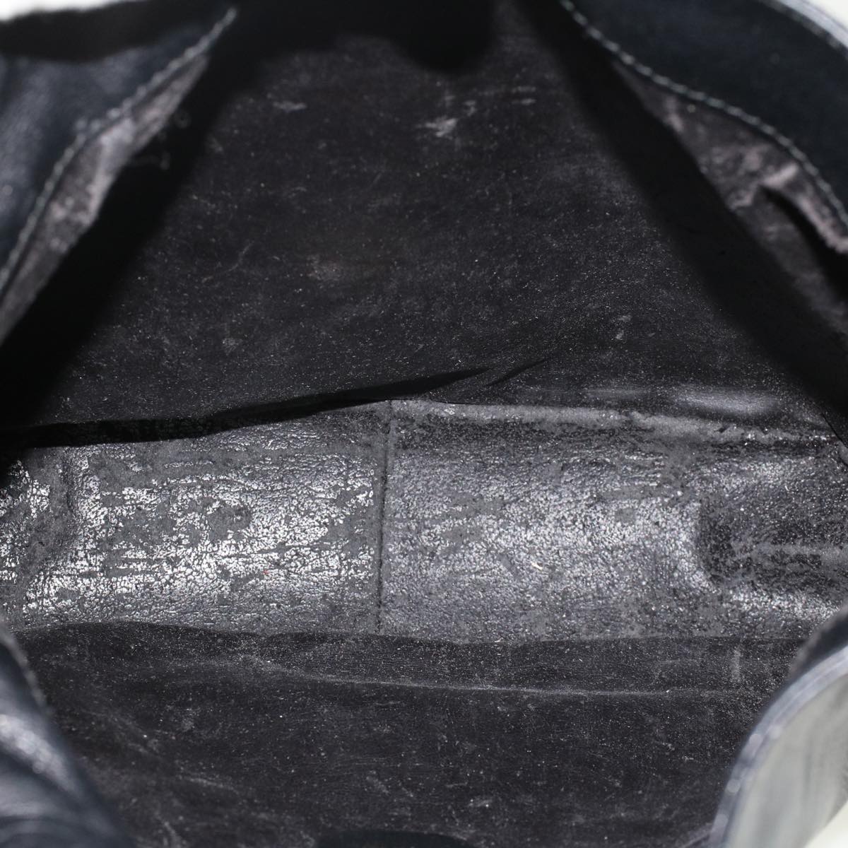 GUCCI Bamboo Shoulder Bag Leather Black 0011638  bs6460