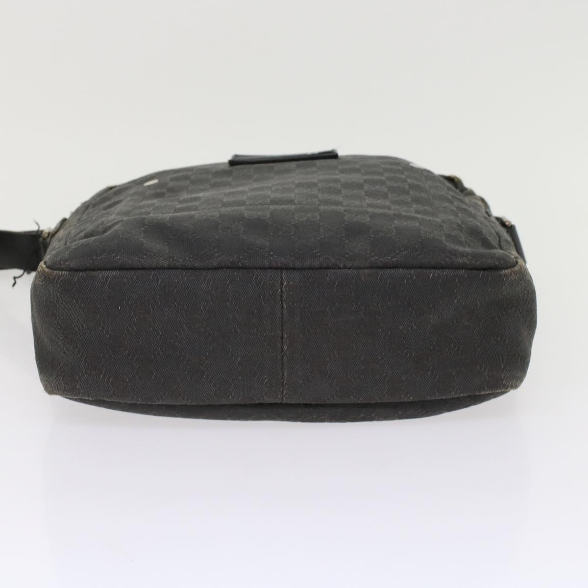 GUCCI GG Canvas Shoulder Bag Coated Canvas Leather 2Set Black Beige  bs7126