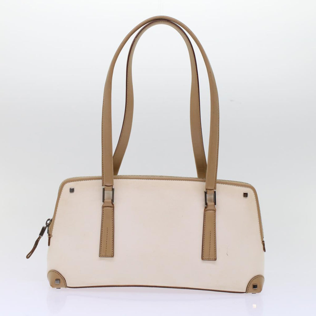 GUCCI GG Canvas Shoulder Bag Coated Canvas Leather 2Set Black Beige  bs7126