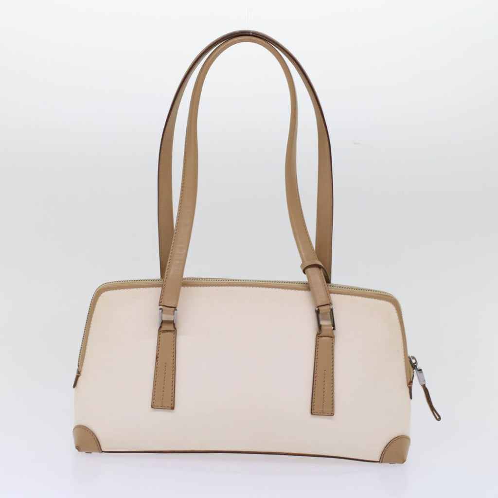 GUCCI GG Canvas Shoulder Bag Coated Canvas Leather 2Set Black Beige  bs7126