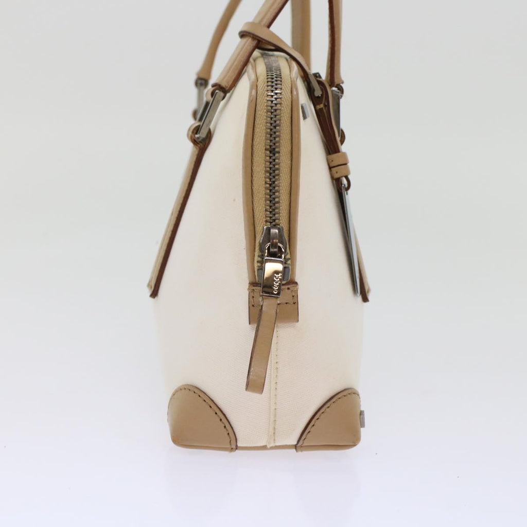 GUCCI GG Canvas Shoulder Bag Coated Canvas Leather 2Set Black Beige  bs7126