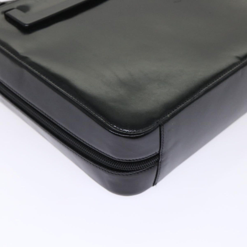 GUCCI Shoulder Bag Patent leather Black 0013091 3754  bs7235
