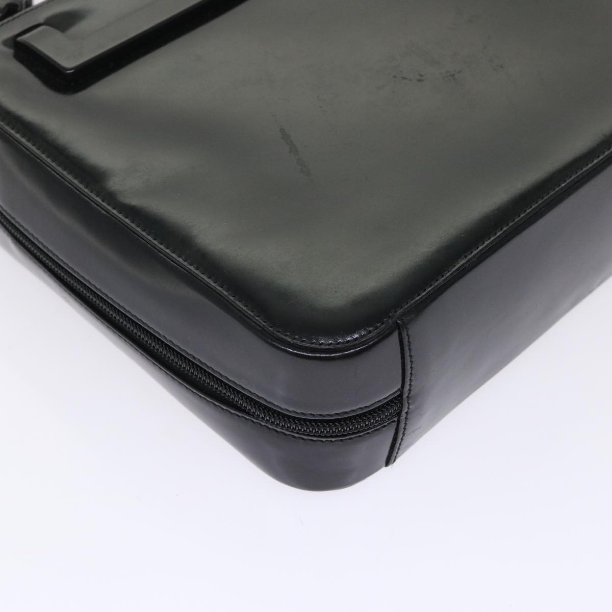 GUCCI Shoulder Bag Patent leather Black 0013091 3754  bs7235