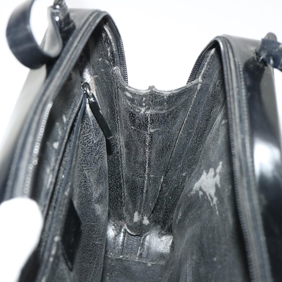 GUCCI Shoulder Bag Patent leather Black 0013091 3754  bs7235
