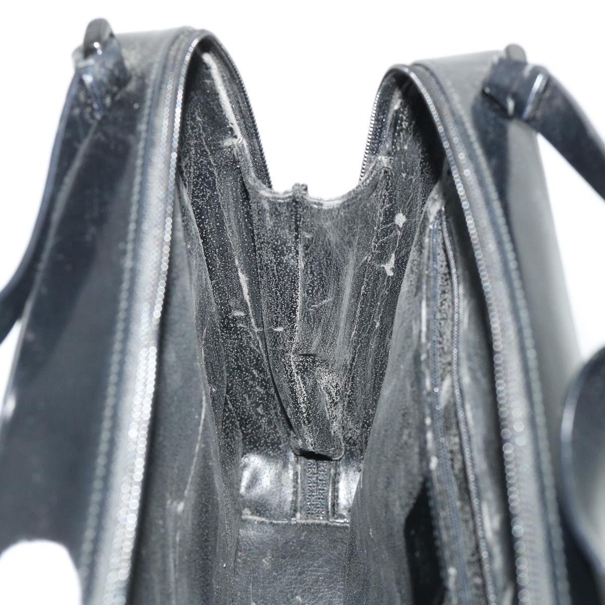 GUCCI Shoulder Bag Patent leather Black 0013091 3754  bs7235