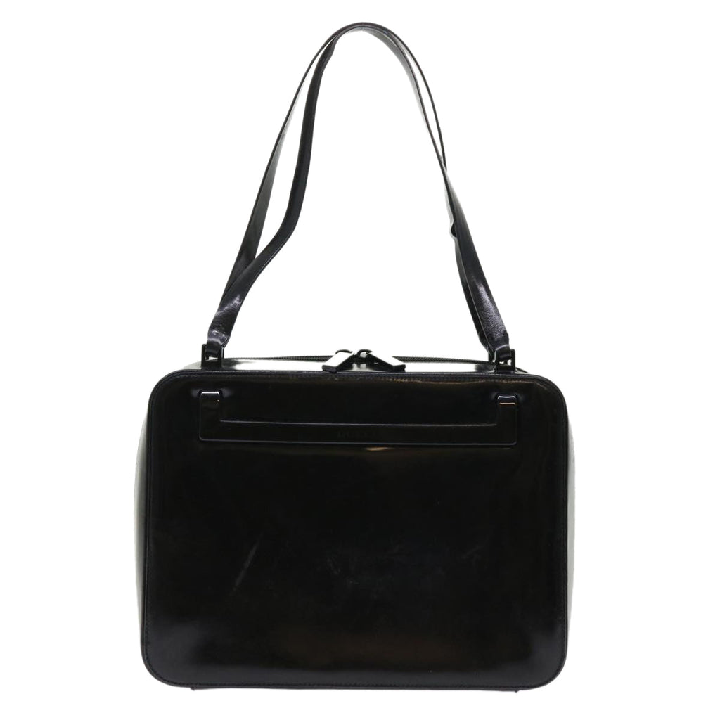 GUCCI Shoulder Bag Patent leather Black 0013091 3754  bs7235