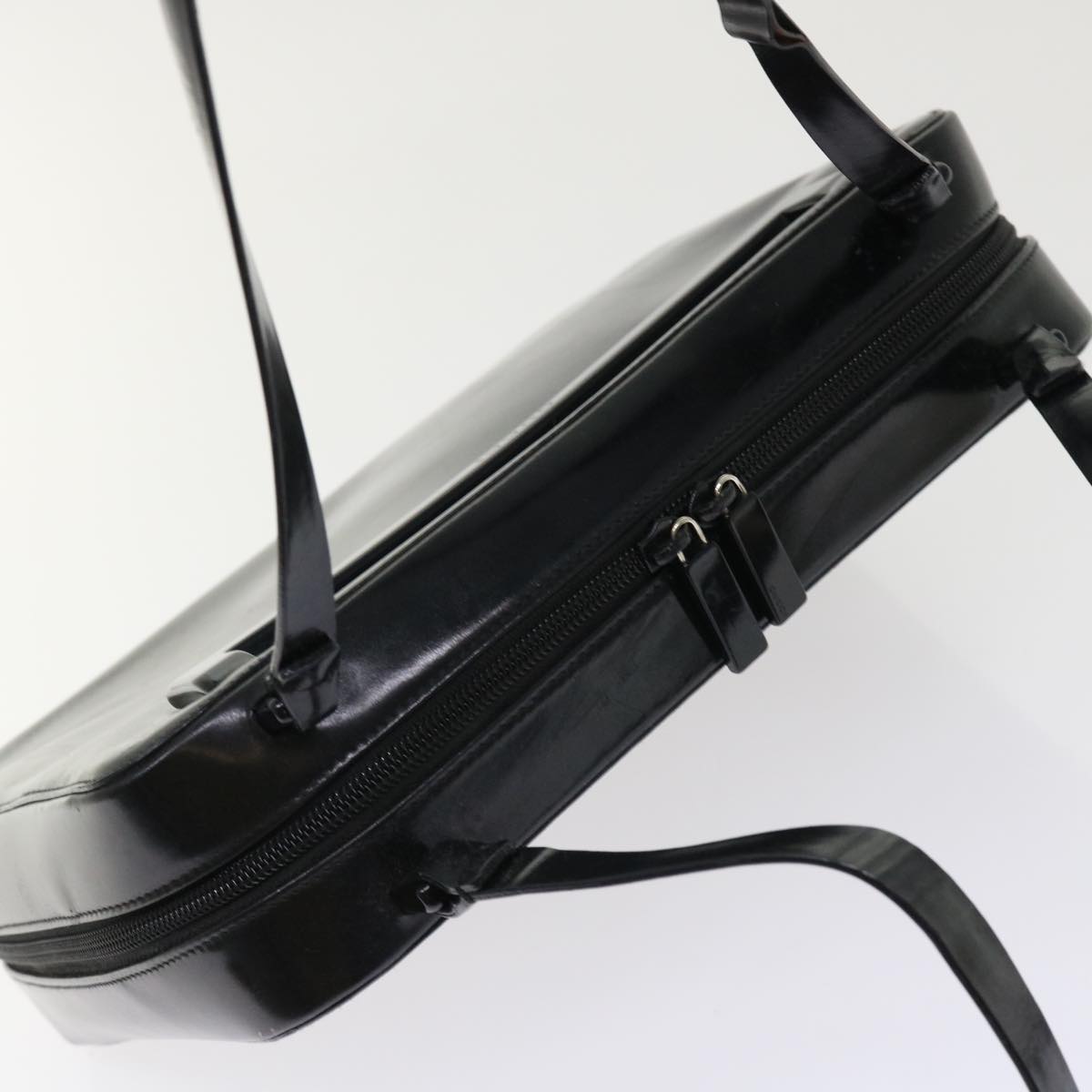 GUCCI Shoulder Bag Patent leather Black 0013091 3754  bs7235