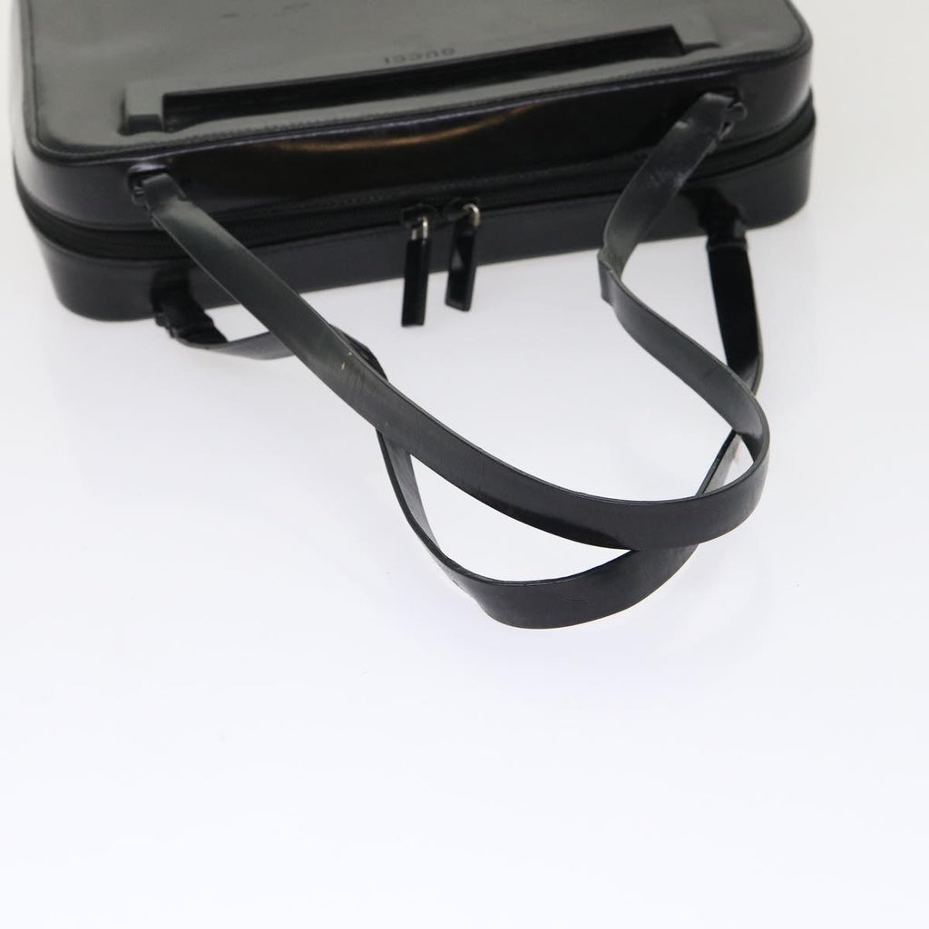 GUCCI Shoulder Bag Patent leather Black 0013091 3754  bs7235