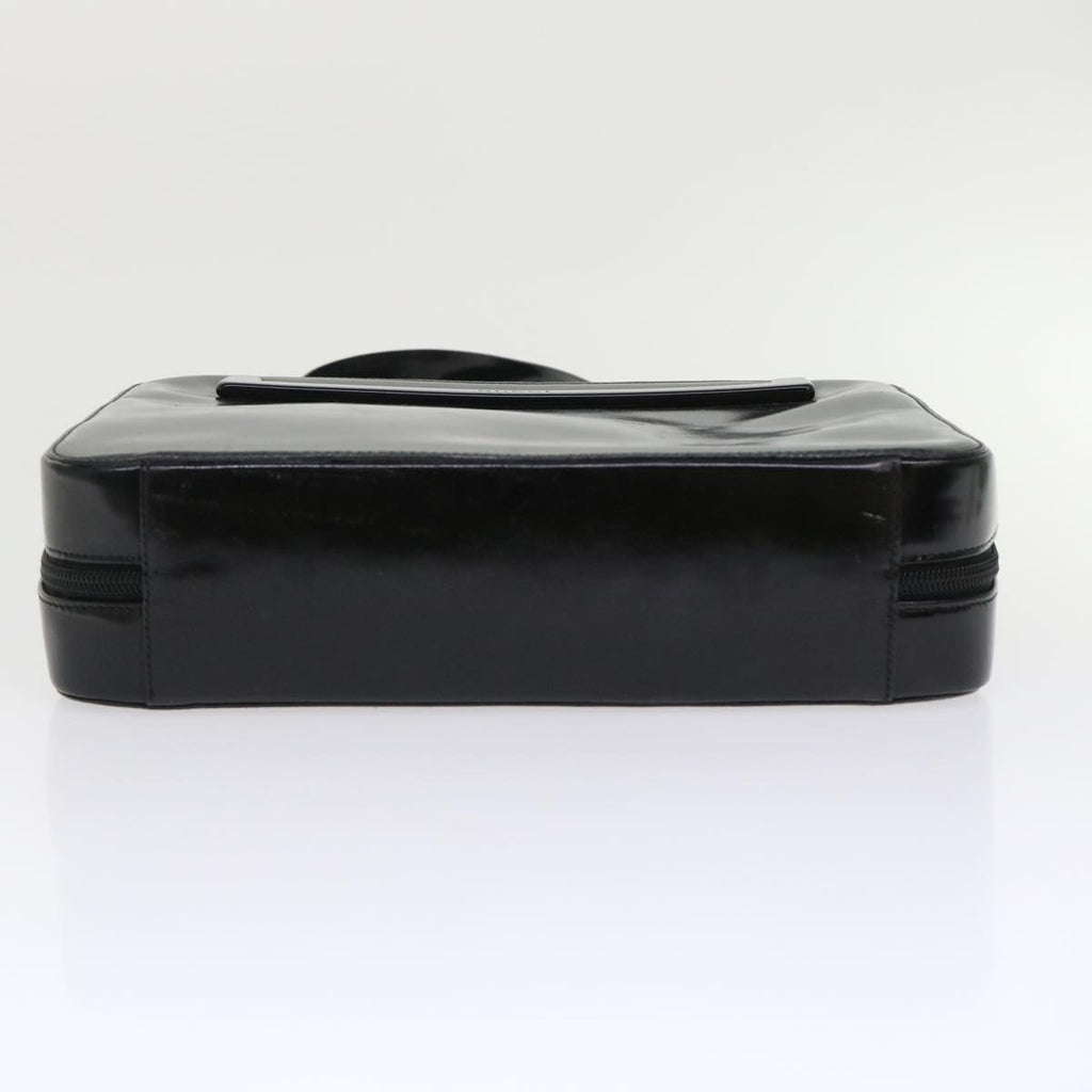 GUCCI Shoulder Bag Patent leather Black 0013091 3754  bs7235