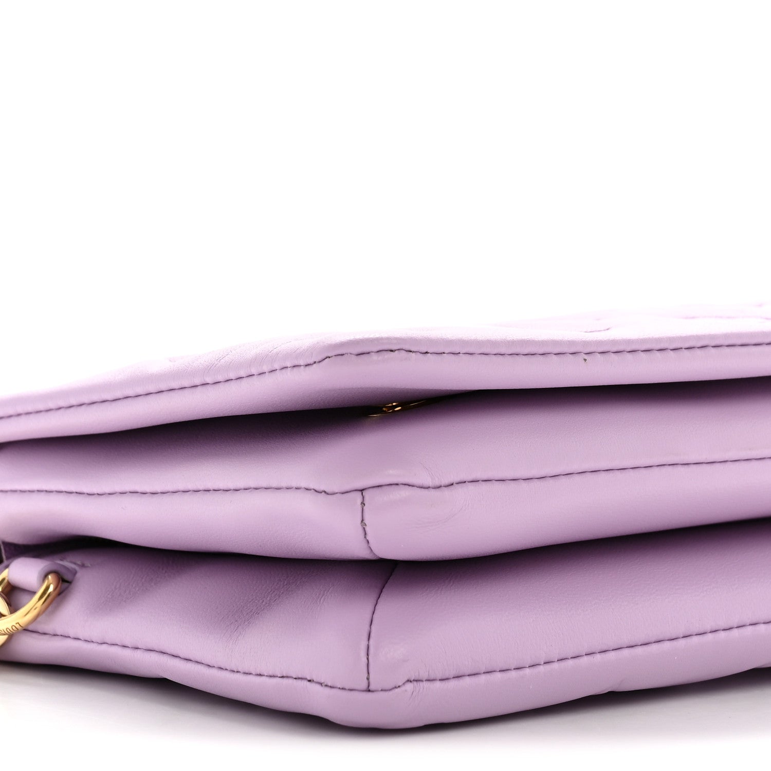 Louis Vuitton Lambskin Embossed Monogram Pochette Coussin Parme