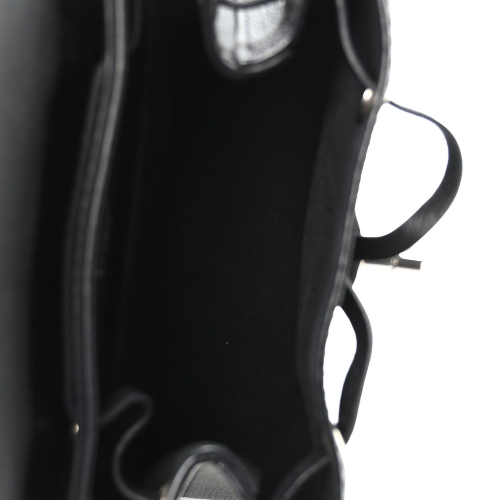 Louis Vuitton Calfskin Lockme Mini Backpack Black