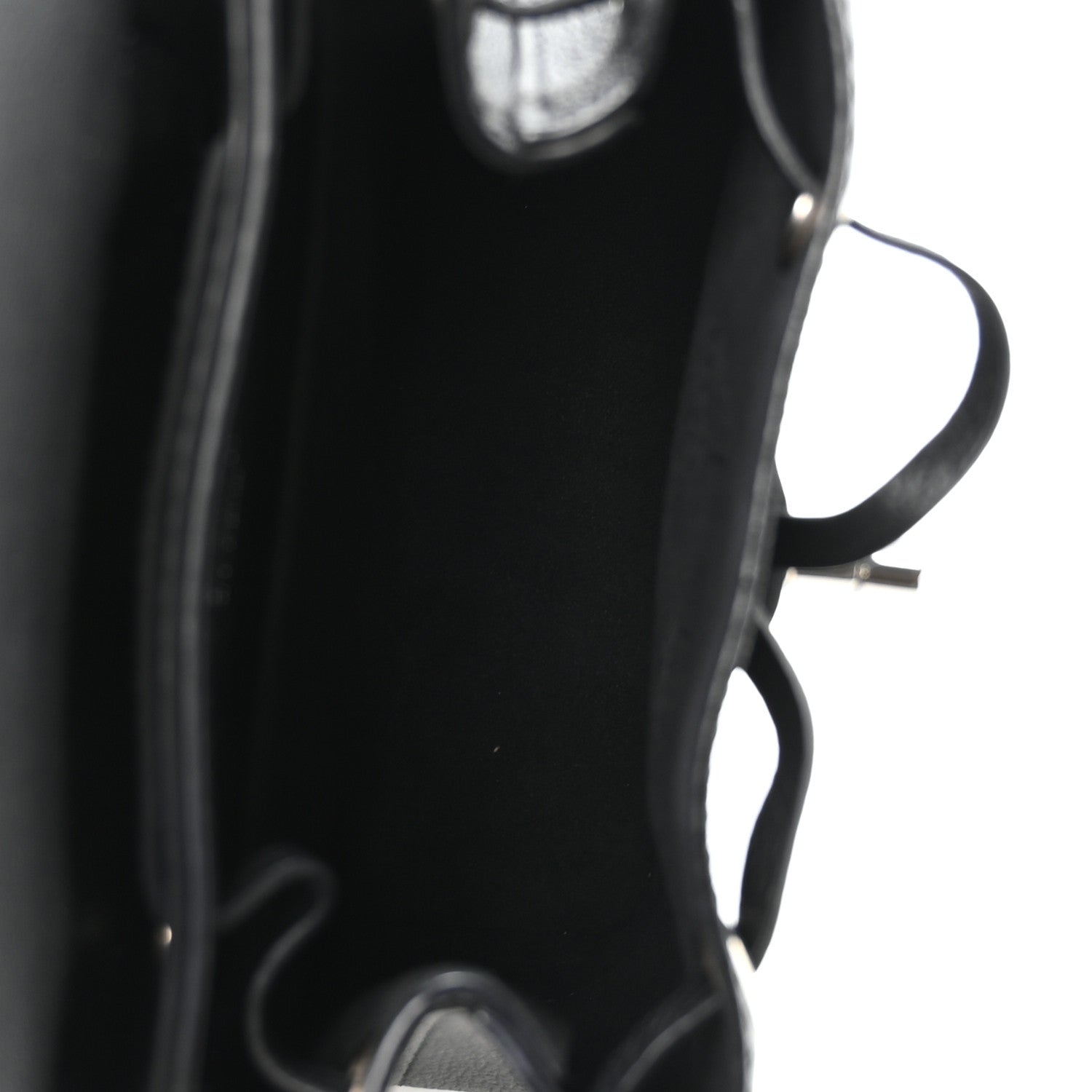 Louis Vuitton Calfskin Lockme Mini Backpack Black