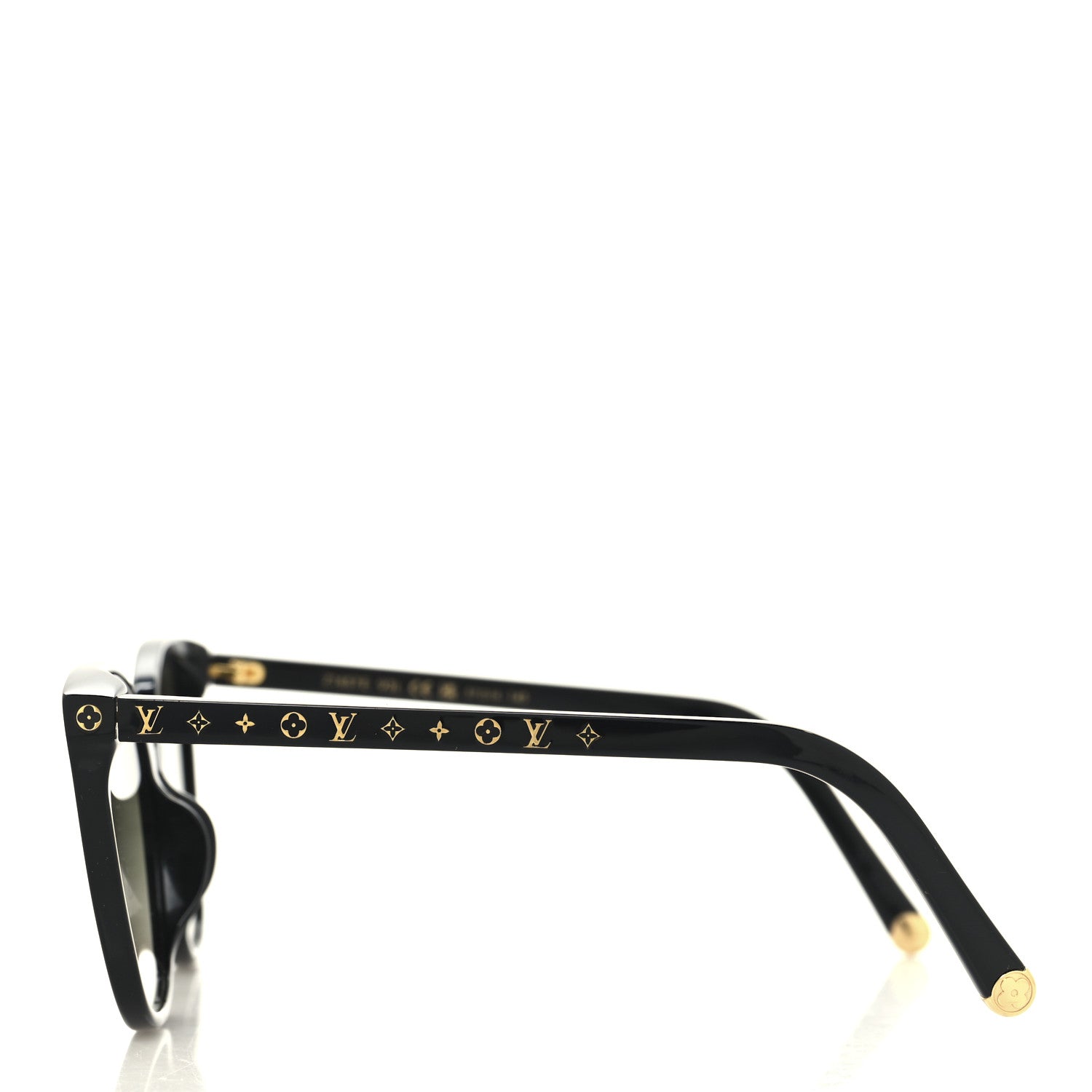Louis Vuitton Acetate My Monogram Light Cat Eye Sunglasses Z1657E Black
