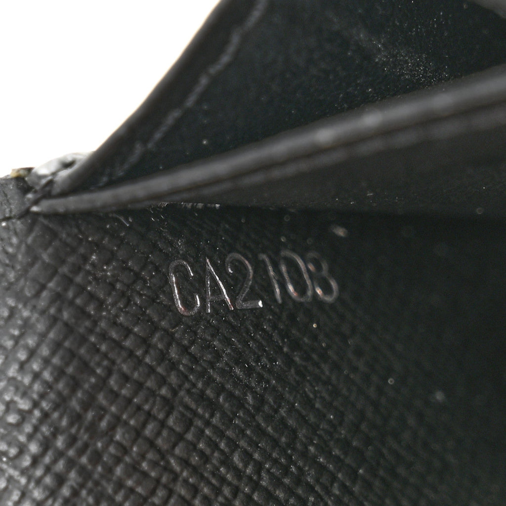 Louis Vuitton Epi Brazza Wallet Black