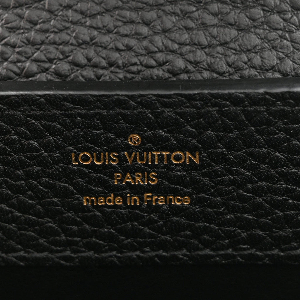 Louis Vuitton Taurillon Mini Capucines Black