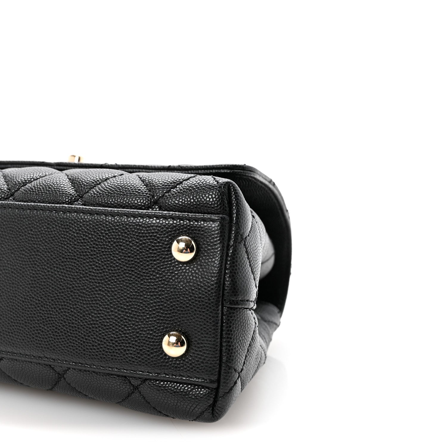 Chanel Caviar Quilted Mini Coco Handle Flap Black
