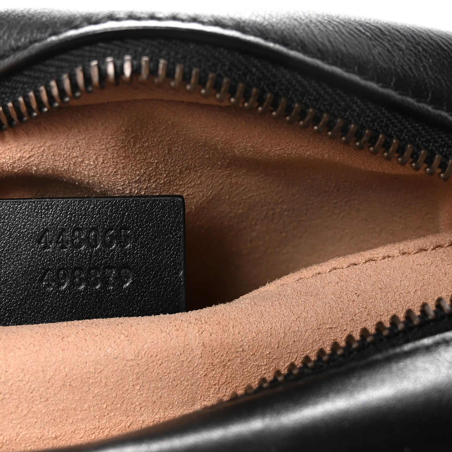 Gucci Calfskin Matelasse Mini GG Marmont Chain Shoulder Bag Black
