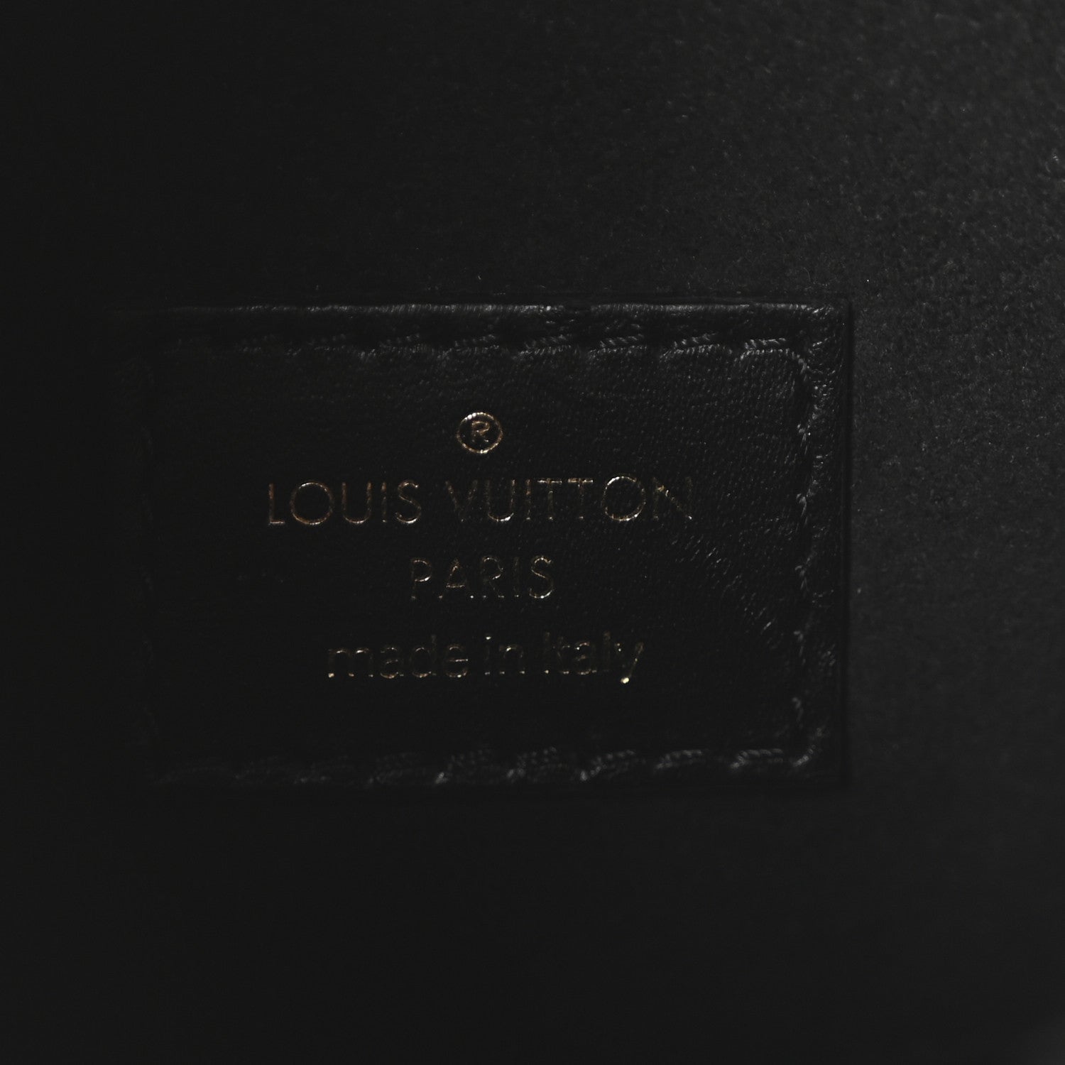 Louis Vuitton Reverse Monogram Chantilly Lock Black