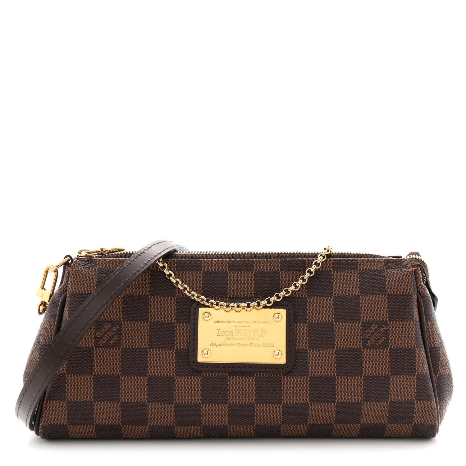 Louis Vuitton Damier Ebene Eva Clutch