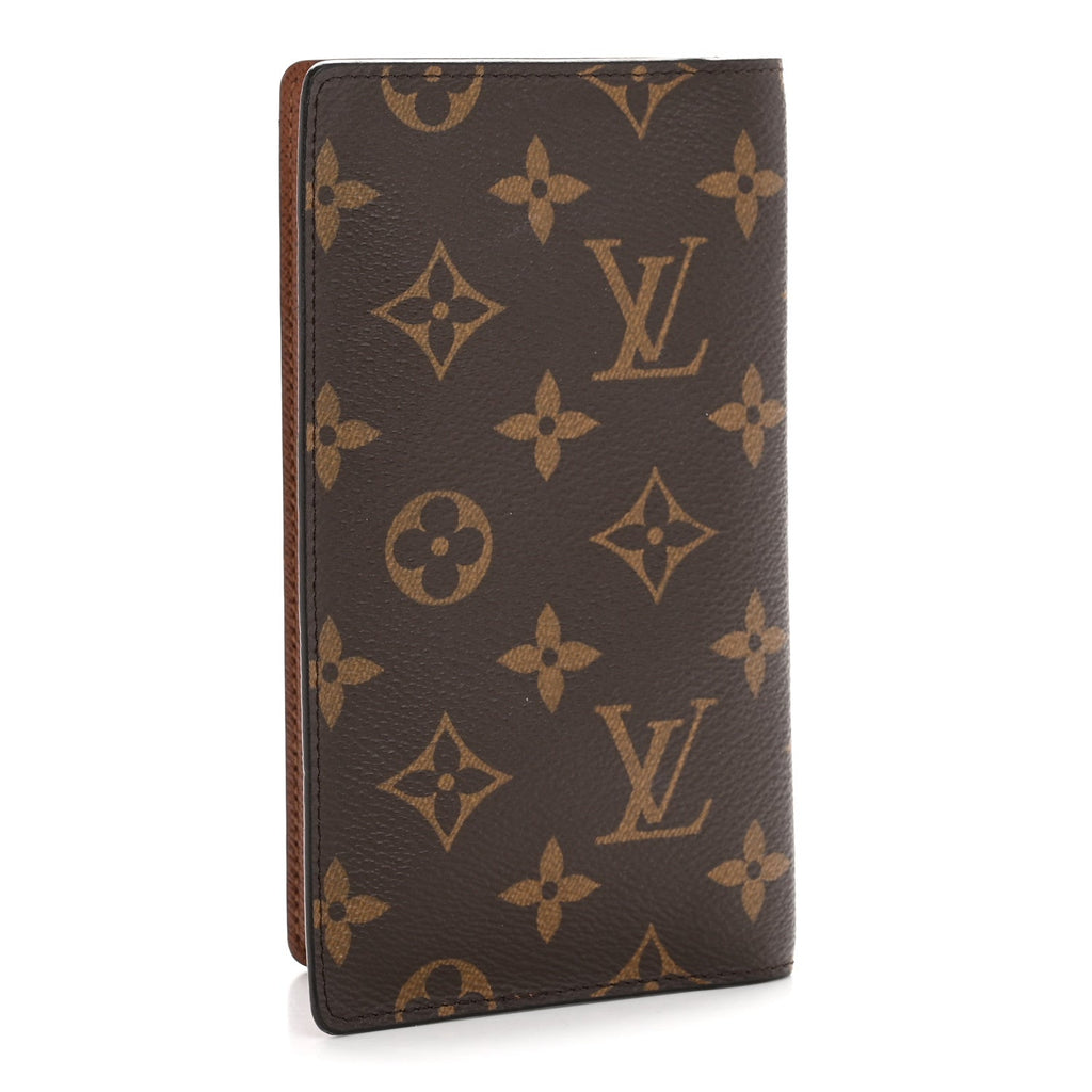 Louis Vuitton Monogram Checkbook Holder Case Wallet