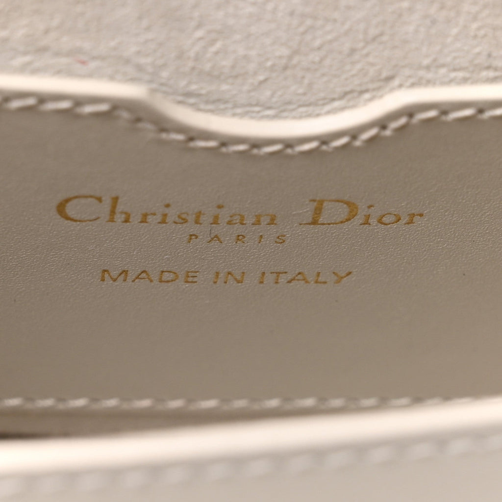 Christian Dior Box Calfskin East West Bobby Bag Latte