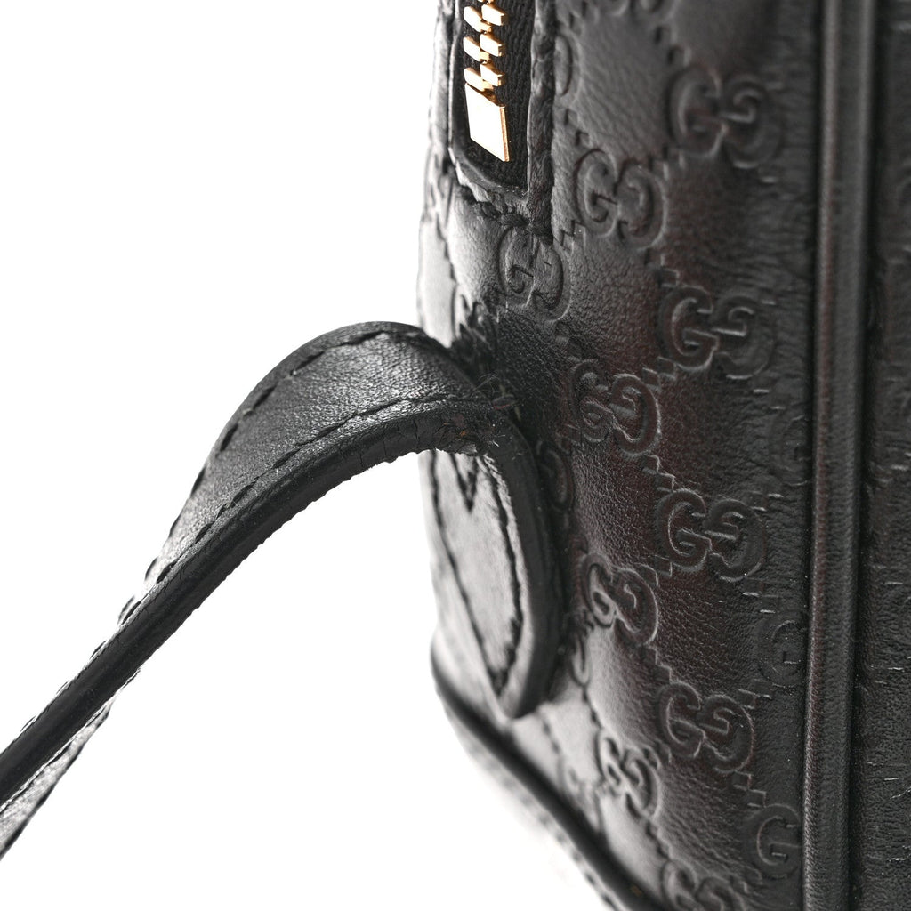 Gucci Microguccissima Mini Bree Messenger Bag Black