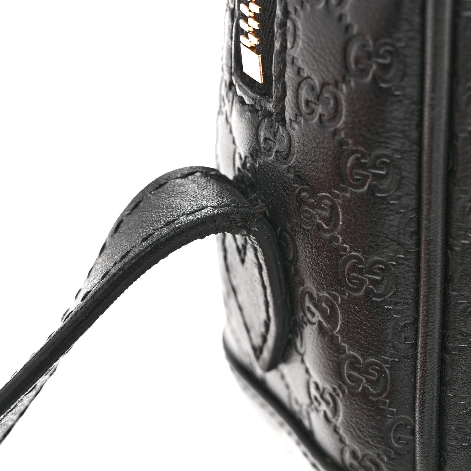 Gucci Microguccissima Mini Bree Messenger Bag Black