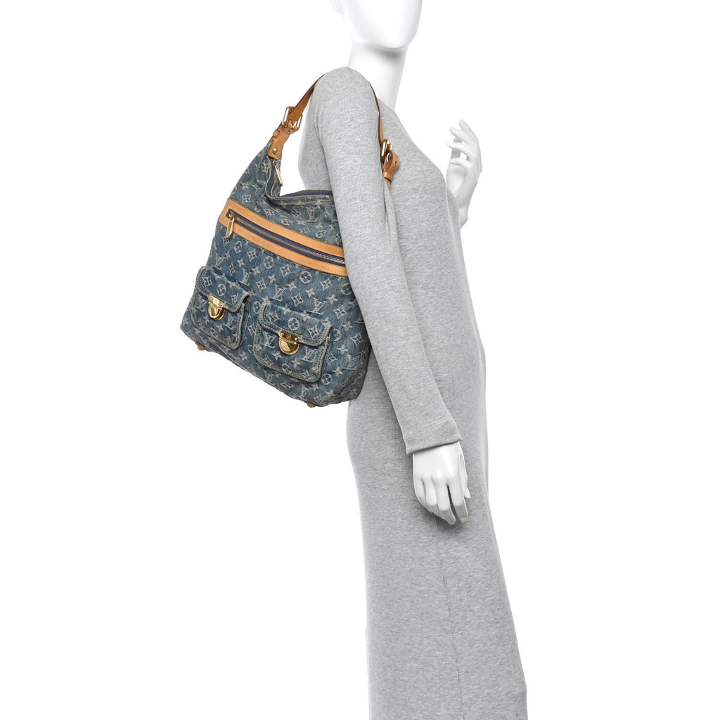 Louis Vuitton Denim Baggy GM Blue