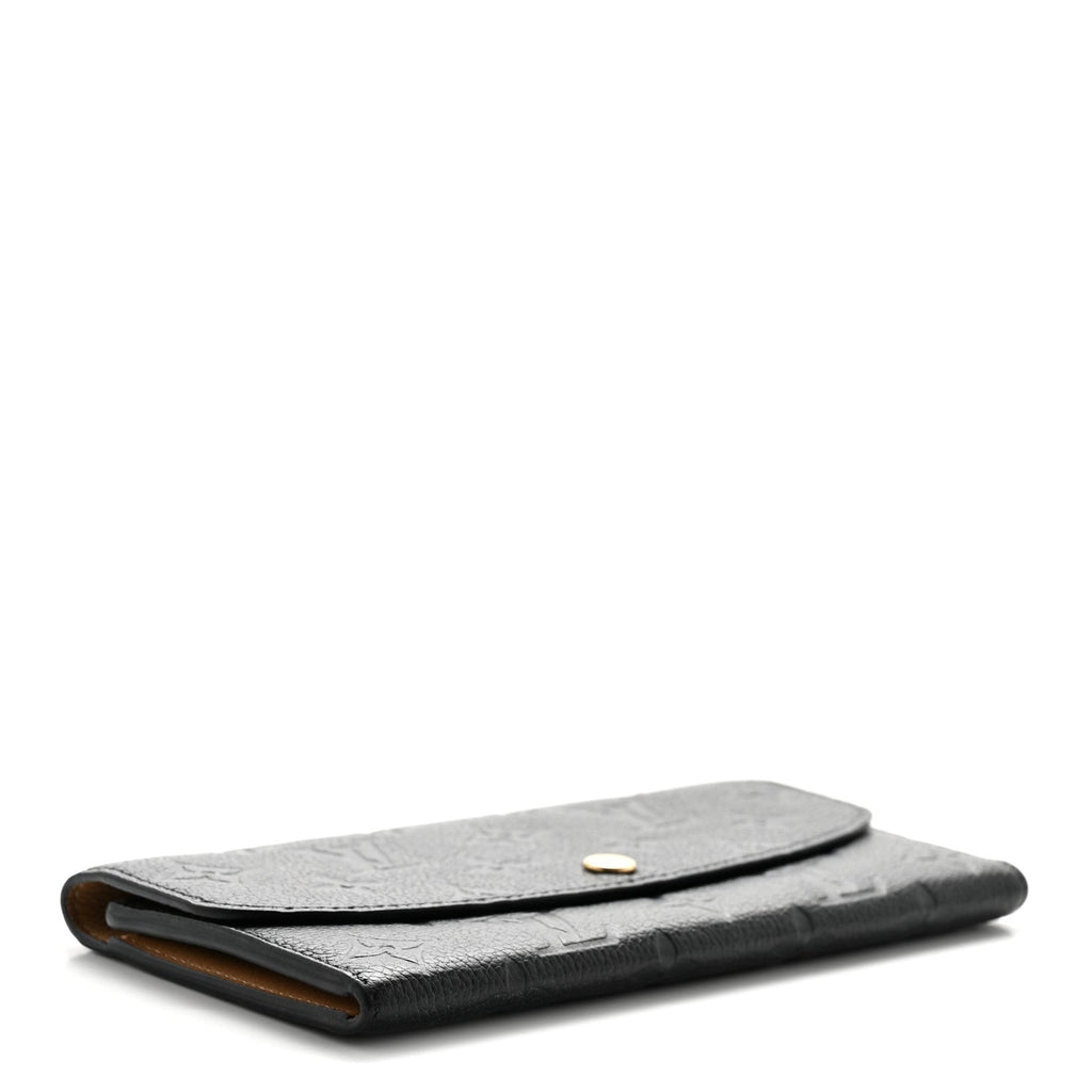 Louis Vuitton Empreinte Emilie Wallet Black Dune