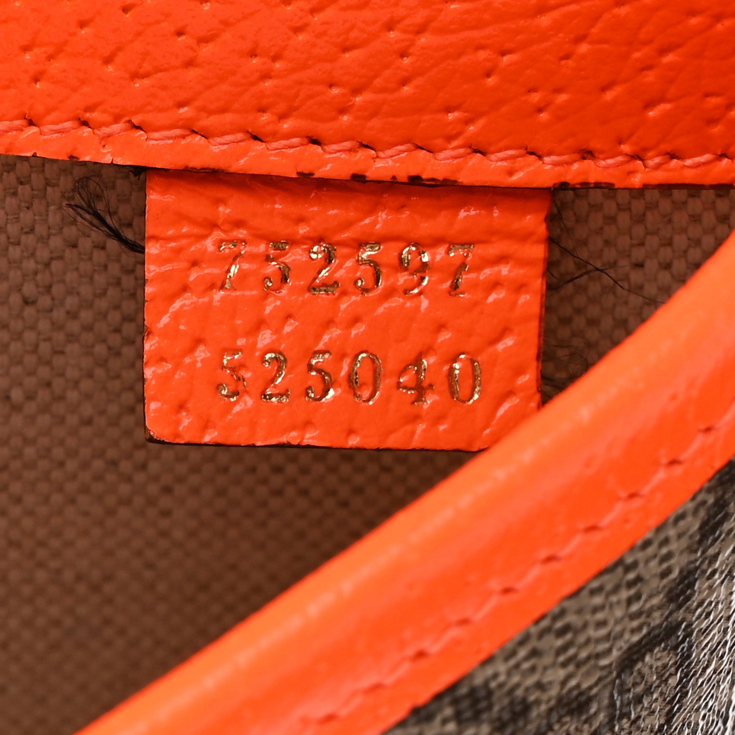 Gucci GG Supreme Monogram Web Small Ophidia Belt Bag Beige Ebony Orange Fluo