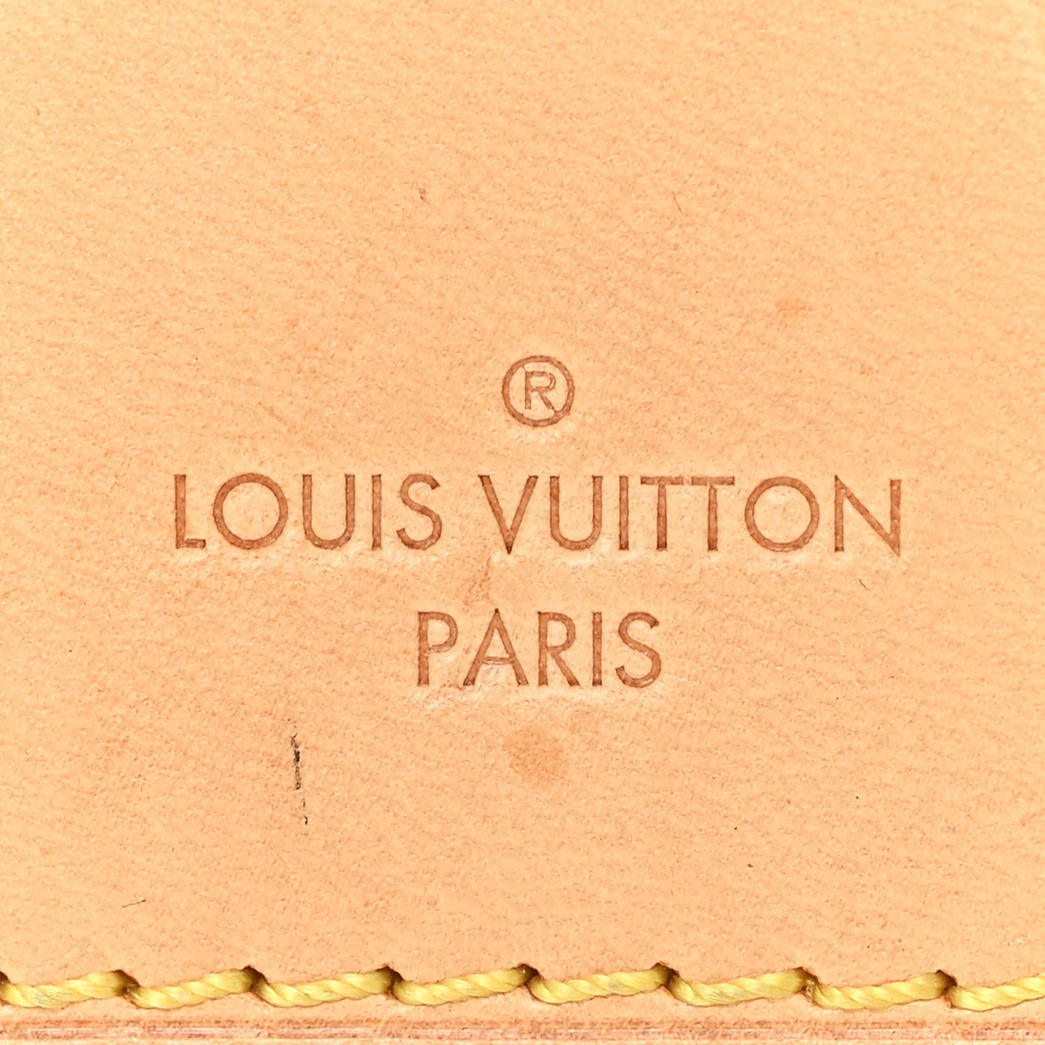 Louis Vuitton Vachetta Luggage Tag