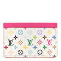 Louis Vuitton LV X TM Monogram Multicolor Card Holder Kawaii Pink