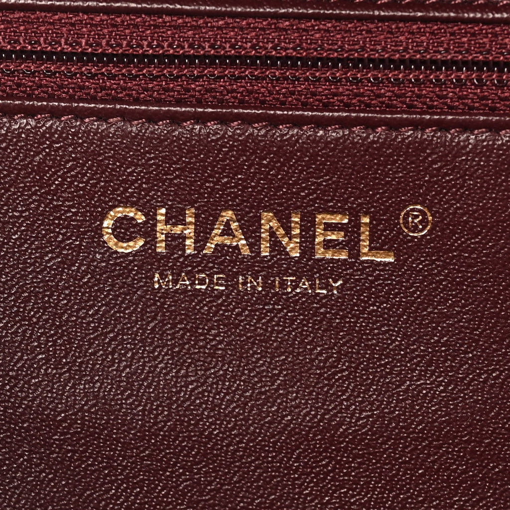 Chanel Lambskin Quilted Medium Trendy CC Bowling Bag Black