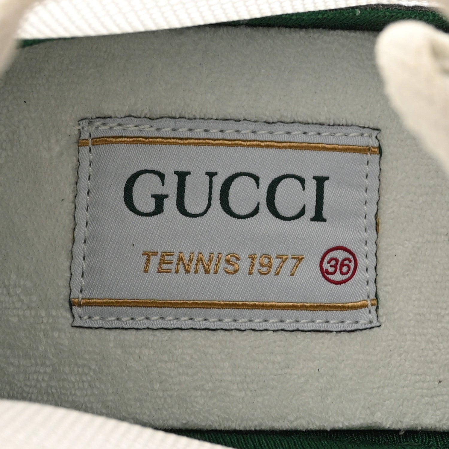 Gucci Mesh Web Womens 1977 Tennis High Top Sneakers 36 Great White Mystic White