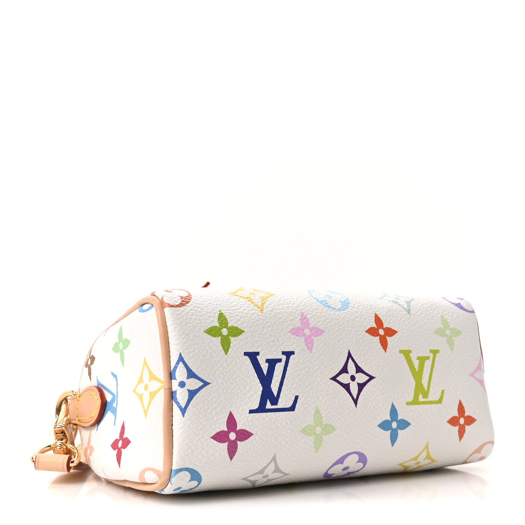 Louis Vuitton LV X TM Monogram Multicolor Nano Speedy White
