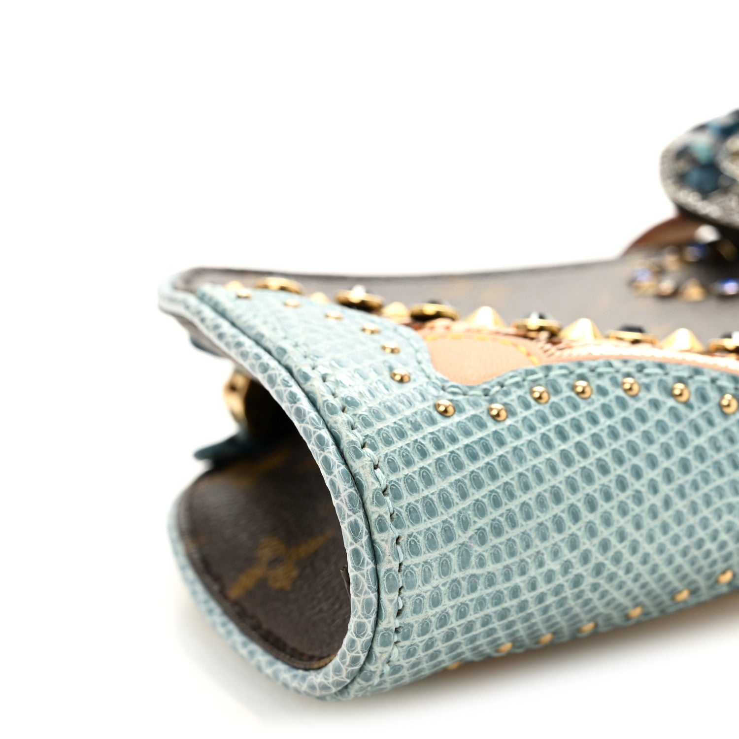 Louis Vuitton Monogram Lizard Embellished Les Extraordinaires Clutch